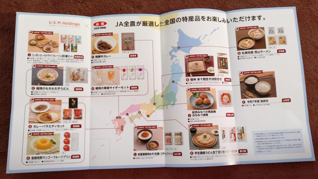 USMHの優待案内(2026年2月権利分)