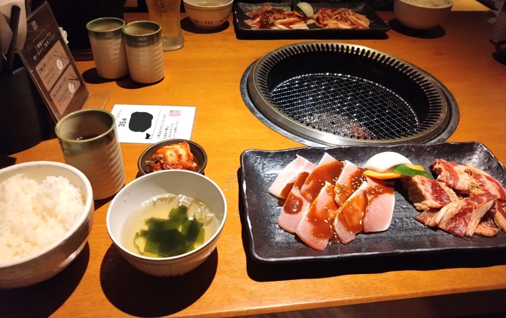 クリレス優待で焼肉ランチ