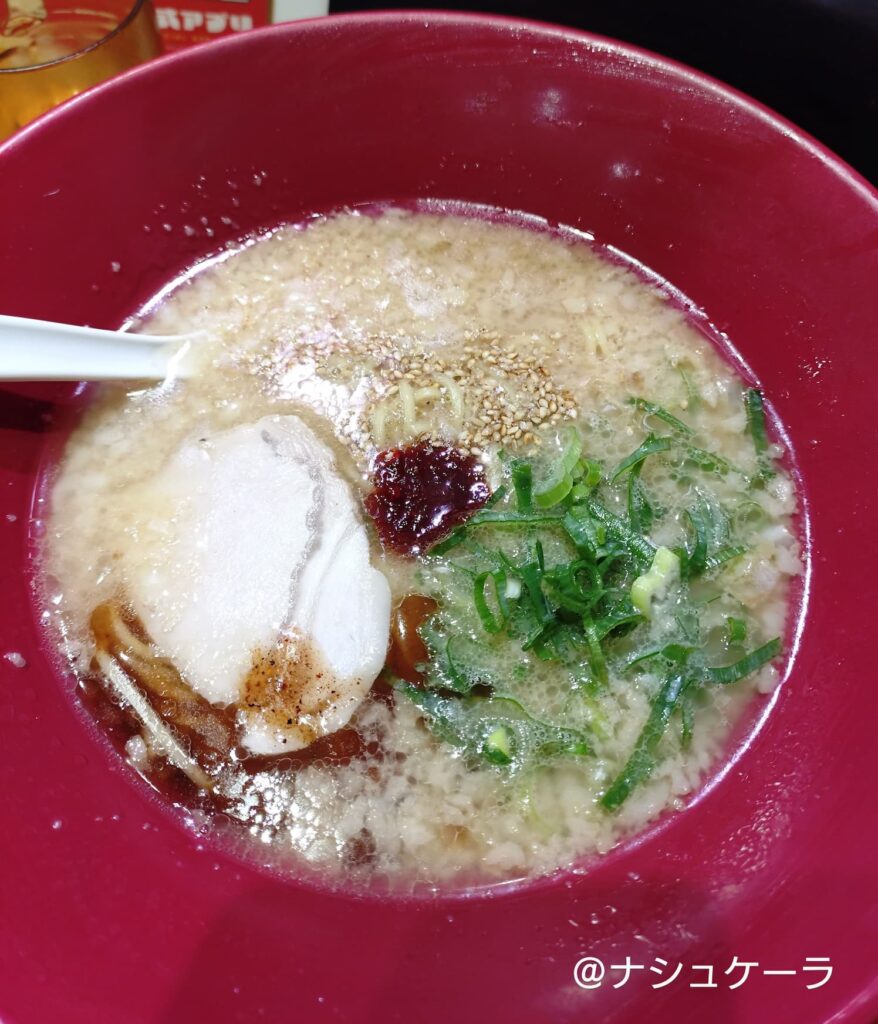 一風堂のラーメン「赤丸新味」