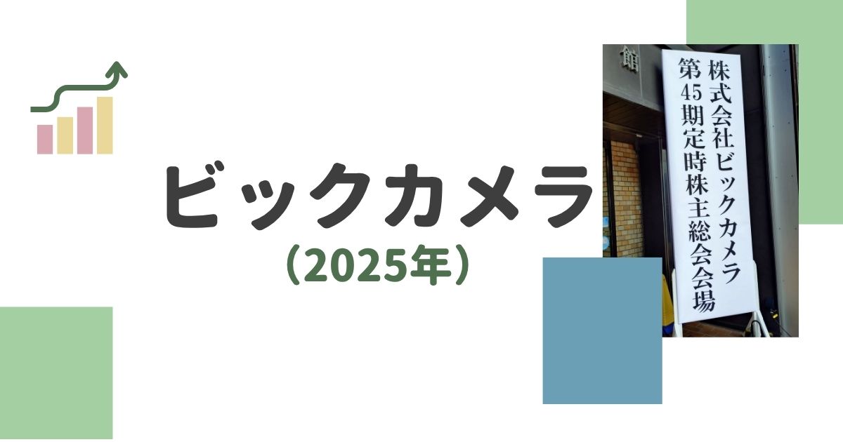 ビックカメラ株主総会2025年